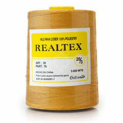 Hilo de Polieste para Jean Marca Realtex 20/3 x 3000 Metros