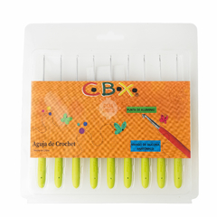 Agujas Crochet Mango Siliconado Cbx N° 2 Pack 9 Unidades - comprar online