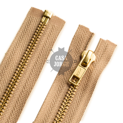 Cierres Metal Bronce Ykk Desmontable Cad 5 Automático 40cm en internet