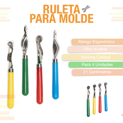 Ruletas Manco Ergonomico Marca Regal art 10223 X 4 Unidades - tienda online