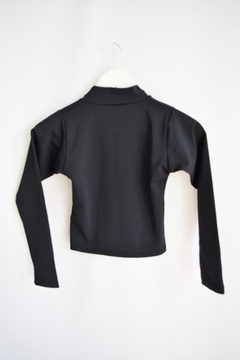 Polera Crop Black CROMO (t.u) en internet