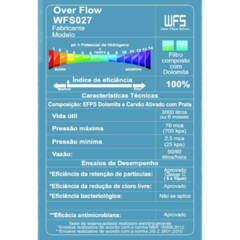 Refil de Recarga Compatível IBBL - WFS027 - Filtro de Barro