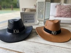 Sombrero personalizado simil cuero