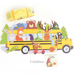 El Autobús de los Animales Puzzle + Libro - comprar online
