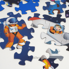 El Espacio Puzzle + Libro - Calathea Tienda Babies & Kids