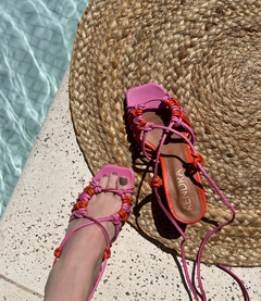 Imagen de Sandalia OCEAN Pink & Tangerine