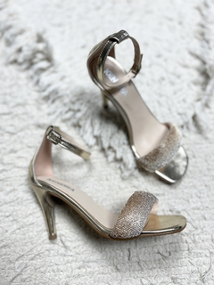 Sandalia taco aguja hot sale