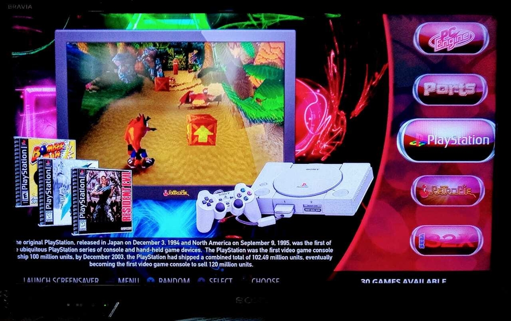 Playstation Classic com 2 controles e mais de 20 Mil Jogos Retrô