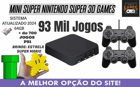 VÍDEO GAME SUPER BOX RETRO  + 20 MIL JOGOS CLÁSSICOS ESFERIUM GM-BOX