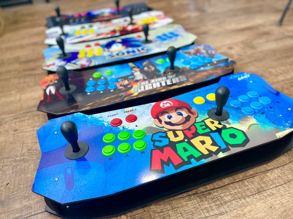 Fliperama Portátil Personalizado, Milhares de Jogos. - Arcade Play Games