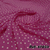  Crepe Valentino Estampado Pink Poá Branco - O Tecido é muito usado para confecção de Vestido de Festas infantis e adolecentes, mas em geral, ele é muito versátil e pode ser usado para looks de qualquer idade ou gosto.