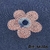 Tecido Jeans Bordado Flor Rosa, para confecção de calças, jaquetas, saias ou vestidos, este tecido versátil.