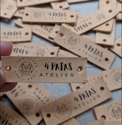 Pack Etiquetas de cuero de 5 x 1,5 cm en internet