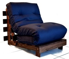 Colchonete Futon Dobravel Enrolavel 150x150x13cm Orthovida