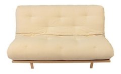 Colchonete Futon Dobravel Enrolavel Luxo + Almofada