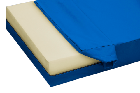 Capa Para Colchão Solteiro Hospitalar Impermeável Azul Com Ziper -  0.88x1.88x0.14