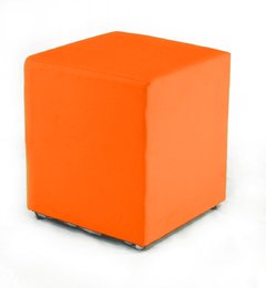 Puff Quadrado Box Couro 45x35cm Ecológico Orthovida