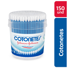 JOHNSON & JOHNSON COTONETES X 150 UNIDADES (7891010032937)