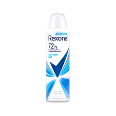 REXONA ANTITRANSPIRANTE EN AEROSOL COTTON DRY 72HS DE DURACIÓN X 150ML (7791293045146)