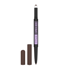 MAYBELLINE EXPRESS BROW SATIN DUO LÁPIZ DE CEJAS RETRACTIL - DARK BROWN (3600531640408)