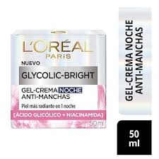 LOREAL PARIS GLYCOLIC-BRIGHT CREMA NOCHE ANTI-MANCHAS X 50ML (7509552930665)