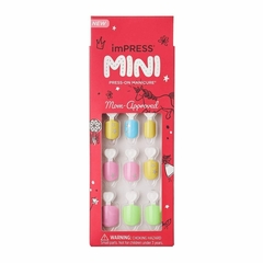 IMPRESS MINI UÑAS ADHESIVAS X 20U - BESTIES (731509837667)