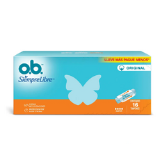 O.B. ORIGINAL TAMPONES SUPER X 16 UNIDADES (7891010254803)