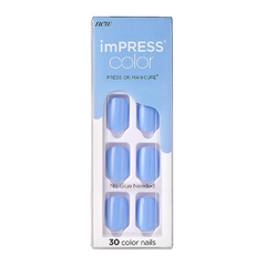 IMPRESS UÑAS ADHESIVAS X 30U - BABY WHY SO BLUE (731509837544)