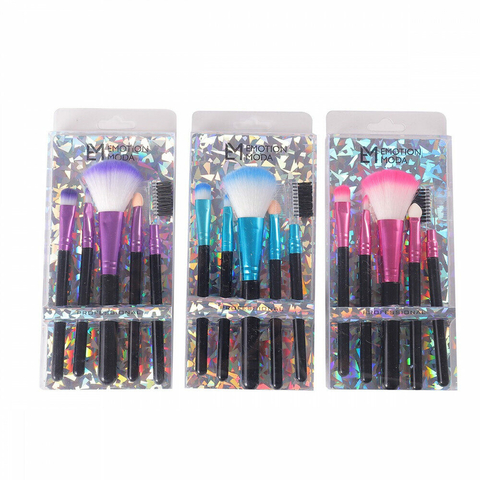 POINT EMOTION SET DE 5 BROCHAS GLITTER X 1 UNIDAD (7304144935475)