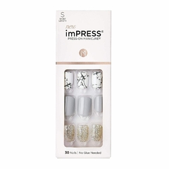 IMPRESS UÑAS ADHESIVAS X 30U - S - KNOCK OUT (731509837711)