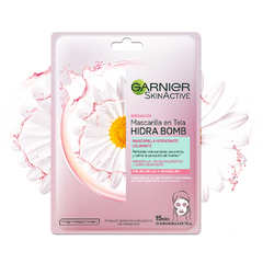 GARNIER SKIN ACTIVE MASCARILLA EN TELA HIDRA BOMB - HIDRATANTE CALMANTE X 28G (6923700977509)