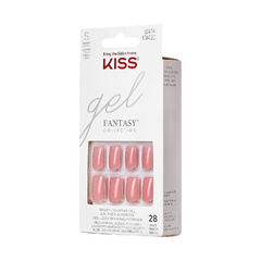 KISS UÑAS POSTIZAS X 28U ADHESIVAS Y CON PEGAMENTO 2G GLUE ON - RIBBONS KGN12 (731509606744)