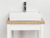 Mueble De Baño De Pie Oak Con Loza 60x46cm - Campi en internet