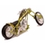 Imagem do Miniatura Moto Chopper Amarela 1:12 New Ray