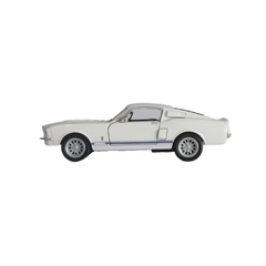 Miniatura Shelby Gt-500 1967 Kinsmart 1:38 Branco - comprar online