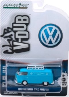 Volkswagen Kombi Panel Van Type 2 1971 1:64 Greenlight - comprar online