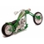 Miniatura Moto Chopper Verde 1:12 New Ray - loja online