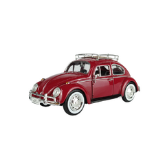 Volkswagen Beetle 1966 Motormax 1:24 Vermelho