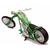 Miniatura Moto Chopper Verde 1:12 New Ray - Imports Bazar - 12 anos no Mercado!