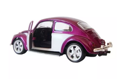 Fusca Beetle Bicolor C/ Rodas Esportivas 1:32 Roxo - Imports Bazar - 12 anos no Mercado!