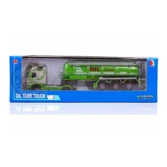 Caminhão Tanque De Óleo Em Metal Kdw Verde 1:50 - loja online