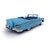 Chevrolet Impala 1958 Conversivel 1:24 Azul na internet