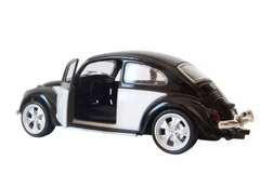 Fusca Beetle Bicolor C/ Rodas Esportivas 1:32 Preto - Imports Bazar - 12 anos no Mercado!