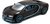 Miniatura Bugatti Chiron Preto 1:18 Bburago