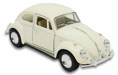 Volkswagen Fusca 1967 Kinsmart 1:32 Bege - Imports Bazar - 12 anos no Mercado!