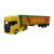 Scania R730 Container 1:64 Welly Amarelo