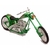 Miniatura Moto Chopper Verde 1:12 New Ray na internet