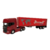 Scania R730 Container 1:64 Welly Vermelho