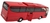 Ônibus Mercedes Benz Travego Welly 1:50 Vermelho - Imports Bazar - 12 anos no Mercado!