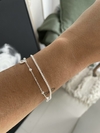 Pulsera doble Bali en Pave